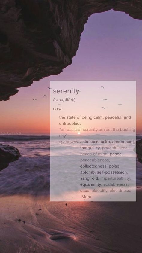 Peace And Serenity Tattoo, Peace Synonyms, Serenity Tattoo, Positive Quotes For Life, Peace Of Mind, Positive Quotes, Me Quotes, Tattoo Ideas, Life Quotes