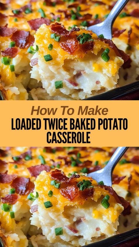 Ingredients: 4 pounds russet potatoes, peeled and chopped into cubes 4 cloves garlic, mashed 5 tablespoons butter... Twice Baked Mashed Potatoes, Best Twice Baked Potatoes, Russet Potato Recipes, Loaded Potato Casserole, Twice Baked Potato Casserole, Loaded Mashed Potato Casserole, Loaded Baked Potato Casserole, Baked Mashed Potatoes, Potatoes Crispy