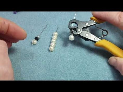 Beading Ideas, Eye Pins, Jewelry Wire, Making Tools, Cat Jewelry, Head Pins, How To Make Earrings, Jewelry Silver, Pliers