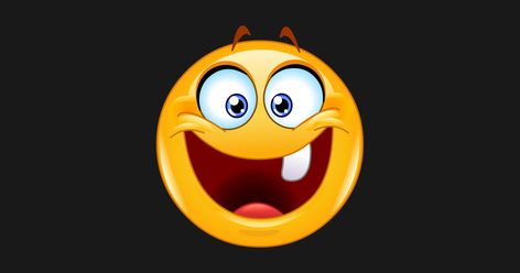 Happy emoji emoticon with one tooth Buck Tooth Emoji, Teeth Emoji, Silly Emojis, Smile Tips, Happy Emoji, Buck Teeth, Honest Reaction, Emoji Design, Smile Teeth