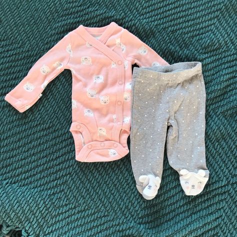 Brand New! Sweet Bear Outfit. Preemie. Excellent Condition 32 Week Preemie, Preemie Mom Shirts, Premie Baby Clothes, Preemie Boy Clothes, Preemie Baby Clothes, H&m Baby, Preemie Clothes, Bear Outfits, Matching Sets