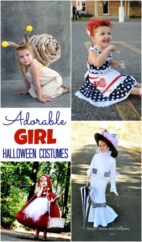 Halloween Costume Ideas for Every Girl! #halloweencostumes #halloweengirlcostumes Halloween Costumes For Toddlers, Cars Halloween Costume, Costumes For Toddlers, Halloween Costume Toddler Girl, Girl Halloween Costumes, Toddler Girl Halloween, Diy Kostüm, Creative Costumes, Toddler Halloween Costumes