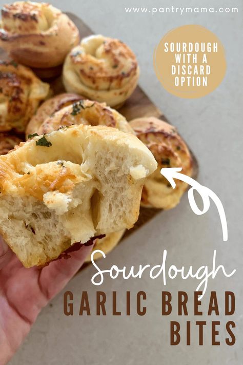 Sour Dough Discard Bread Recipes, Sourdough Discard Cheesy Bread, The Pantry Mama Sourdough, Pantrymama Sourdough, Pantry Mama Sourdough Discard, Sourdough Garlic Cheese Bread, Soughdough Discard Recipes, Sourdough Discard Cheese Bread, Discard Garlic Bread