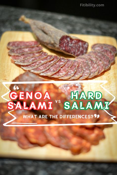 Genoa Salami vs Hard Salami Italian Dry Salami Recipes, Genoa Salami Recipes, Hard Salami Recipes, Meat Preservation, Dehydrating Food Storage, Salami Recipes, Dehydrating Food, Genoa Salami, Italian Deli