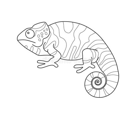 Chameleon Craft, Chameleon Tattoo, Panther Chameleon, Color Knowledge, Construction Paper Crafts, Bead Embroidery Jewelry, Diy Body, Vector Clipart, Simple Tattoos