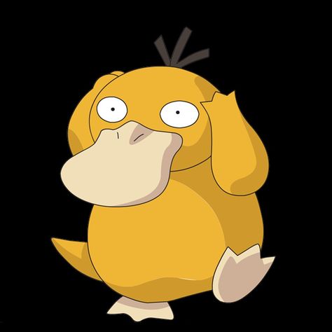 Psyduck.......my fave Psy Duck Pokemon, Psyduck Icon, Psy Duck, Psyduck Wallpaper, Psyduck Tattoo, Cute Psyduck, Anime Canvas Painting, Disney Doodles, Pokemon Painting