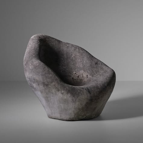 For sale: Unique Large 'Concrete' Sculptural Garden Chair, 1970s | #vntg #vintage Concrete Art Sculpture, Stone Chair Design, Stone Chair, Concrete Chair, Concrete Tree Sculpture, Concrete Sculpture Abstract, 70s Sculpture, Brutalist Chair, Eco Furniture