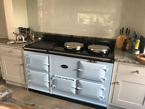 tiverton-aga-clean-after Blue Aga, Aga Kitchen Ideas, Electric Aga, Aga Range Cooker, Aga Kitchen, Aga Cooker, Range Cooker, Grey Kitchen, Stove Top