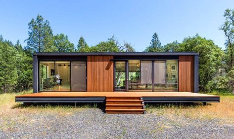 Tiny House Blog, Modern Prefab Homes, Connected Home, Casa Container, 수채화 그림, Container House Design, Shipping Container Homes, Container Home, Container Homes