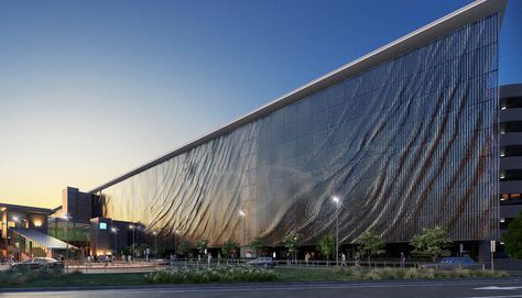 Kinetic Facade Architecture, Kinetic Facade, Brisbane Airport, Parking Building, Thomas Heatherwick, Architecture History, Natural Ventilation, Modern Tropical, Building Facade