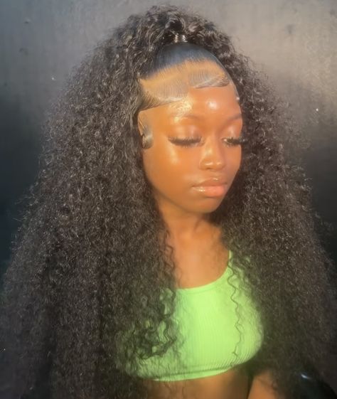 Curly Hairstyles Wigs For Black Women, Curly Wigs For Black Women Hairstyle, Hairstyles Curly Wig, Curly Hairstyles Wig, Deep Wave Frontal Wig Hairstyles, Curly Wig Hairstyles Black Women, Curly Wig Hairstyles, 21st Birthday Hairstyles, Curly Braided Hairstyles