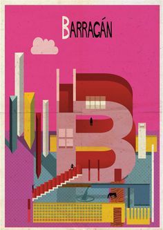 60 ideias de Luis Barragan | casas, urbanismo, luis barragan Louis Barragan, Luis Barragan Architecture, Illustration Alphabet, Federico Babina, Illustrated Alphabet, Decorative Blocks, Ground Design, Library Interior, Architecture School