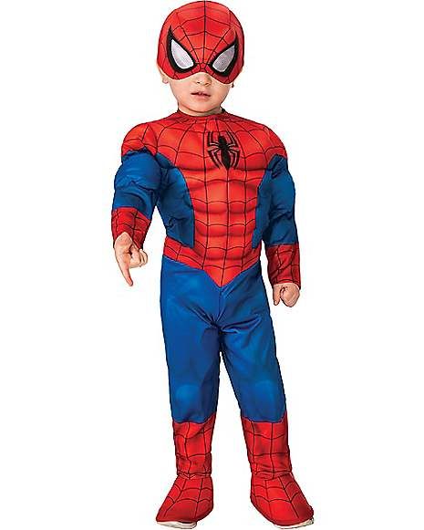 Toddler Spider-Man One Piece Costume - Marvel - Spirithalloween.com Iron Spider Costume, Spiderman Toddler, Toddler Boy Costumes, Superhero Halloween Costumes, Spider Man Costume, Black Panther Costume, Superhero Spiderman, Superhero Halloween, Captain America Costume