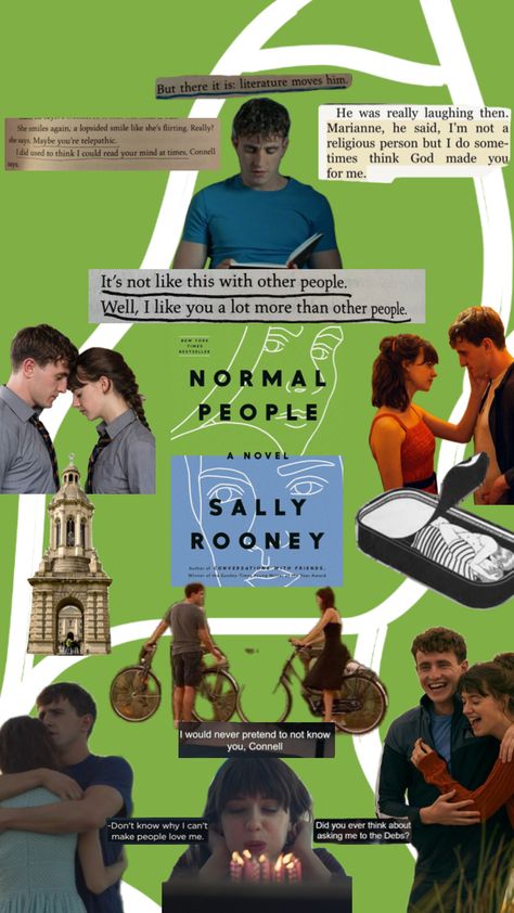 Normal people by Sally Rooney collage Normal People Sally Rooney, Lopsided Smile, Sally Rooney, God Made You, Normal People, Her Smile, Other People, New York Times, Book Worms