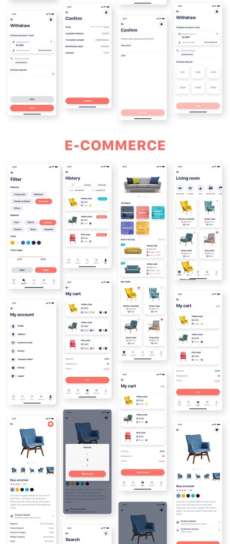 Categories Ui Design, Category Ui Design, Category Ui, Ui Ux Design Trends, Desain Ux, Ux Design Trends, Ux Kits, Ecommerce App, Ui Design Trends