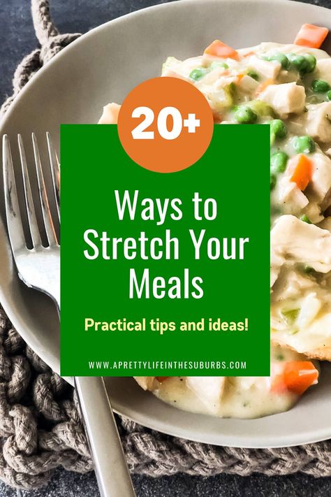 Here are some Simple Ways to Stretch Your Meals.  Easy and practical tips and ideas to help save you money and create budget friendly meals! Pepperoni Pizza Sliders, Easy Pepperoni Pizza, Fruit Veggie Wash, Turkey Rice Soup, Veggie Wash, Pizza Sliders, Budget Friendly Meals, How To Make Lasagna, Prevent Food Waste