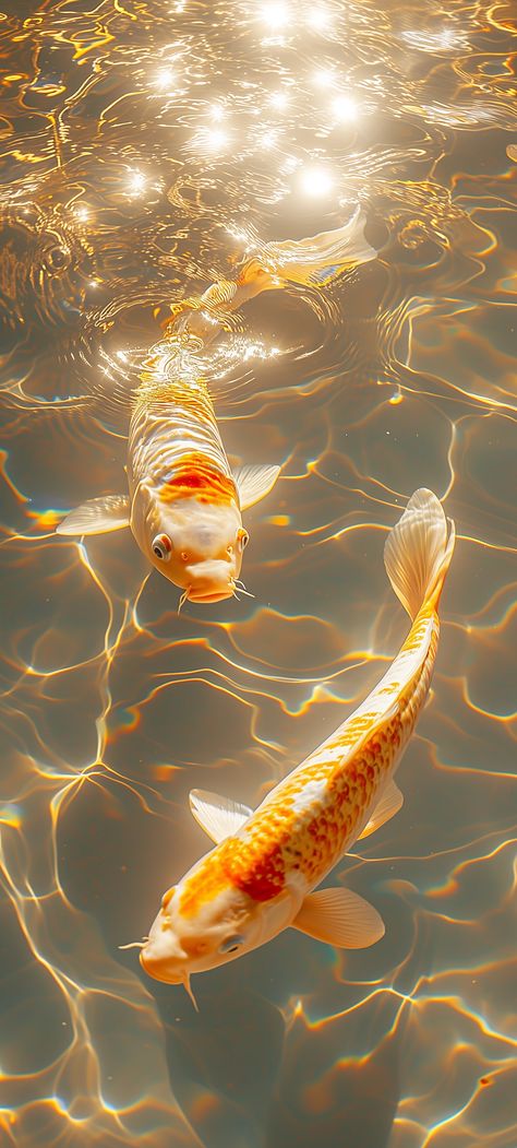 Newest inspired creation directed by ThetaCursed, License: CC BY-NC 4.0 Koi Fish Graffiti, Koi Fish Phone Wallpaper, Koi Fish Photography, Koi Fish Aesthetic, Two Koi Fish, Colorful Koi Fish, Koi Fish Swimming, Fish Pool, Incredible Artwork