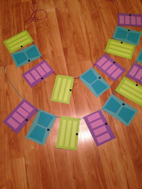 Monsters Inc themed doors bunting 2 strands Ready to Ship Pixar Birthday, Monsters Inc Decorations, Monsters Inc Doors, Monster University Birthday, Monster University Party, Monsters Inc Baby Shower, Pixar Party, Monsters Inc Baby, Monster 1st Birthdays