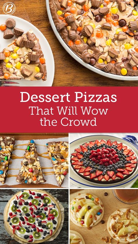 Easy Dessert Pizza, Dessert Pizzas, Fruit Pizzas, Dessert Pizza Recipes, Sweet Pizza, Fruit Pizza Recipe, Fruit Candy, Cookie Pizza, Pizza Funny