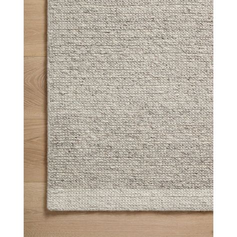 Magnolia Home By Joanna Gaines X Loloi Ashby Silver / Ivory Area Rug | Wayfair Wool Area Rugs 9x12, Loloi Rugs Dining Room, Ivory Area Rug Living Room, Grey Area Rugs In Living Room, Washable Entryway Rug, Modern Farmhouse Area Rug, Joanna Gaines Rugs, Hand Tufting, Neutral Area Rug