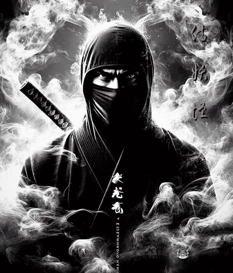 Ninja Assassin, Samurai Tattoo Design, Ninja Gaiden, Gamer Tags, Ninja Art, Shadow Warrior, Japanese Warrior, Samurai Tattoo, Ninja Warrior