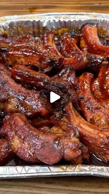 Baby Back Ribs On Grill, Party Ribs, Instagram Recipes, Pellet Grill Recipes, Bar B Que, Back Ribs, Ribs On Grill, Instagram Party, Campfire Food