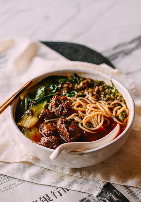 Beef Noodle Soup Instant Pot, Taiwanese Beef Noodle Soup, Pickled Mustard Greens, Soup Instant Pot, Beef Noodle Soup, Taiwanese Food, Beef And Noodles, Instant Pot Pressure Cooker, Asian Dishes