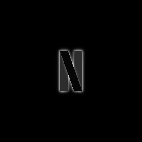 Logo Netflix Noir, Net Flix Black Icon, Instagram Logo Aesthetic Black, Neon Black App Icons, Texting Icon Aesthetic, Black Netflix Icon, Netflix Logo Black, Wattpad Icon Black, Black Neon App Logos