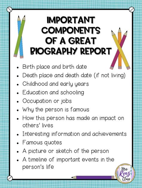 How to Use Choice to Achieve Amazing Biography Projects Biography Projects Elementary, How To Write A Biography About Someone Else, Biography Research Project, Biography Writing Grade 5, Writing Biography Tips, How To Write A Biography, Biography Book Report Projects, Biography For Students, Biography Project Ideas