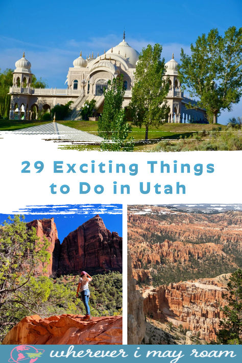 From exploring Utah’s Mighty 5 National Parks to trying local cuisine and visiting unique attractions, here are 29 exciting things to do in Utah on your travels. Northern Utah Things To Do In, Things To Do In Utah, Visit Utah, Capitol Reef, Bryce Canyon National Park, Unique Places, Arches National Park, Zion National Park, Winter House