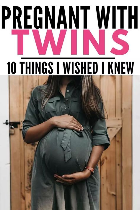 So, you just found out that you’re going to have twins! Congrats! Being pregnant with not only one but two babies is both exciting and mega-overwhelming.Here are my top 10 tips for an easier and more enjoyable twin pregnancy! Tips for being pregnant with twins. Pregnant with twins. How to prepare for twins. Twin mom Conceiving Twins Naturally, Twin Belly Bump, Twin Baby Must Haves, Twin Belly Progression, How To Get Pregnant With Twins, Twin Must Haves Baby Items, Twin Pregnant Belly, Twin Bump Progression, Twin Baby Stuff