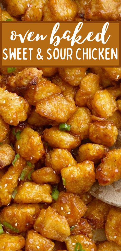 Ww Baked Sweet And Sour Chicken, Chunks Of Chicken Recipes, Sweet And Sour Chicken Meal Prep, Chicken Tenderloin Recipes Casseroles, Easy Oven Baked Sweet And Sour Chicken, Baked Sweet Chili Chicken Bites, Sweet And Sour Baked Chicken, Sweet And Sour Chicken Bites, Easy Sweet And Sour Chicken Recipe