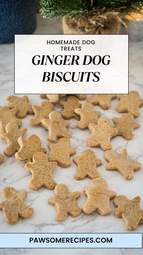 Ginger Dog Biscuits Ginger Dog Treats, Christmas Treats For Dogs, Gingerbread Dog Treats Recipe, Christmas Dog Biscuits, Dog Christmas Cookies, Ginger Dog, Dog Cookie Recipes, Blue Recipes, Pet Recipes