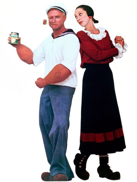 Olive Oil Popeye, Popeye Costume, Halloween Cop, Shelley Duvall, Robin Williams Quotes, Popeye Cartoon, Popeye And Olive, Popeye The Sailor Man, Olive Oyl