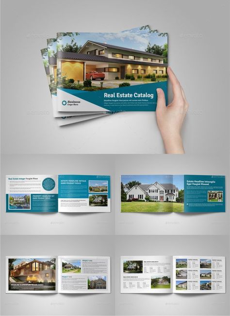 Modern real estate agency brochure templates to help you promote your business, grow your client base, and close more #Twitter_Content #Brochure_Design_Layouts #Catalog_Template #Property_Brochures Brochure Design Layouts, Catalog Template, Property Brochures, Buy Real Estate, Brochure Design Creative, Brochure Design Layout, Creative Brochure, Concept Board, Real Estate Property