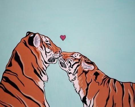 Need Love, A Heart, Tigers, Walking, Writing, Blue