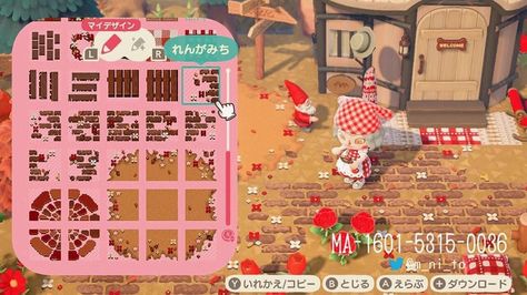 Acnh Holiday Codes, Acnh Path Codes, Acnh Autumn, Acnh Motifs, Acnh Pattern, Cottagecore Animal Crossing, Acnh Path, Animal Crossing Design Codes, Acnh Paths