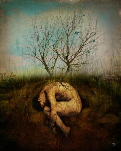 Christian Schloe, Art Beat, Max Ernst, Pop Surrealism, Visionary Art, Arte Fantasy, Tree Art, Surreal Art, A Tree