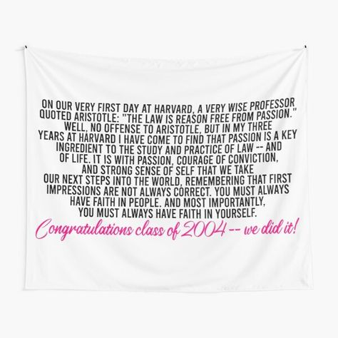 Elle Woods Graduation Speech, Elle Woods Graduation, Professor Quote, Graduation Speech, Medical Student Motivation, Elle Woods, Legally Blonde, Student Motivation, Graduation Ideas