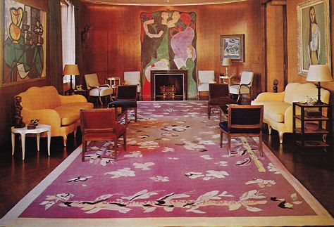 Neslon Rockefeller Apartment by J-M Frank, 1937. Photography by Richard Champion. Nelson Rockefeller, Daybed Design, Parisienne Chic, Parisian Apartment, New York Apartment, Paris Apartments, French Interior, Salon Design, Interior Deco