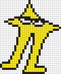 Deltarune Perler Beads, Silly Pixel Art, Deltarune Perler, Perler Bead Patterns Minecraft, Simple Pixel Art, Easy Perler Bead Patterns, Easy Pixel Art, Perler Art, Pixel Art Templates