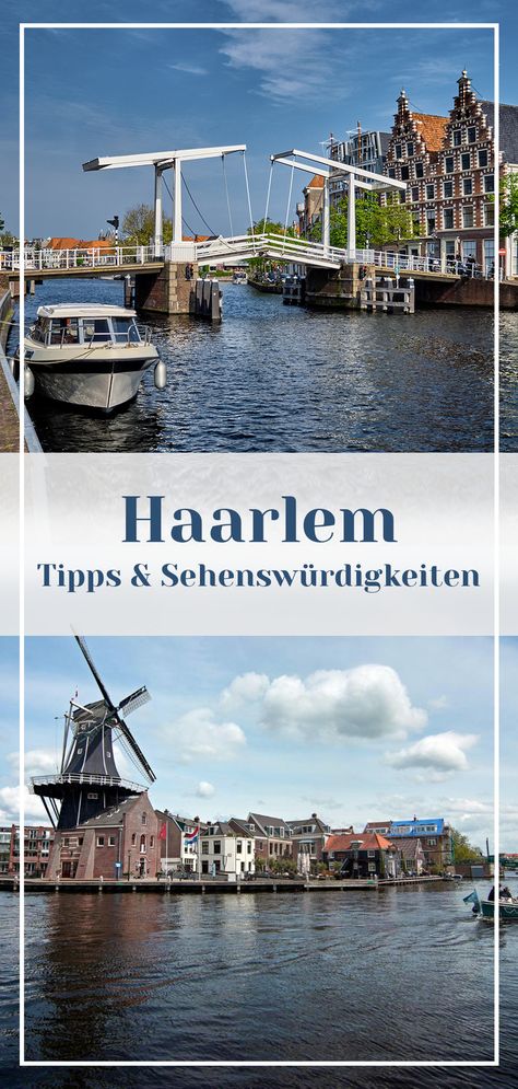 Haarlem ist ein kleines Städtchen nur ca. 10 Autominuten von Bloemendaal aan Zee entfernt und wird auch „Amsterdams kleine Schwester“ genannt. Das trifft definitiv zu, denn Haarlem hat genau die kleinen, süßen Gassen wie Amsterdam und ist von einigen Kanälen durchzogen, aber dafür ist es hier wunderbar ruhig! Wir zeigen euch die besten Sehenswürdigkeiten für einen Tagesausflug nach Haarlem und einige Tipps. Holland, Amsterdam, Road Trip, Camping, Travel