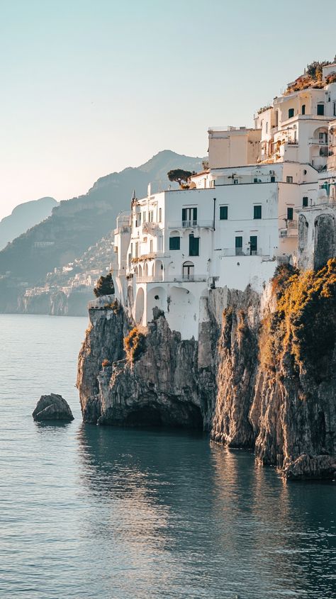 Elegant Libra escapes to the Amalfi Coast's romantic allure, where stunning cliffside towns and crystal-clear waters craft the perfect dreamy retreat. Astro Travel, Romantic Retreat, Crystal Clear Water, Amalfi Coast, Water Crafts, Amalfi, Crystal Clear, Travel Destinations, Travel