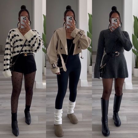 Platform Booties Outfit, Block Heel Outfit, Platforms Outfit, Outfit With Black Boots, Platform Heels Outfit, Preppy Inspo, Booties Outfit, Heels Outfits, Winter Lookbook