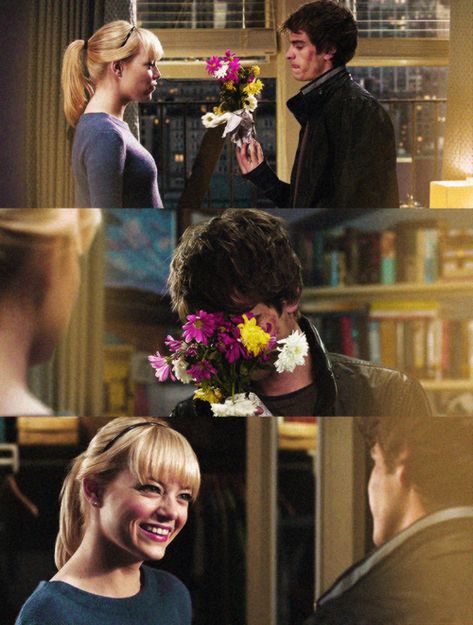 Amazing Spiderman Quotes, Spiderman Quotes, Emma Stone Gwen Stacy, Emma Stone Andrew Garfield, Peter And Gwen, Peter Gwen, Andrew Garfield Spiderman, Garfield Spiderman, Marvel Couples