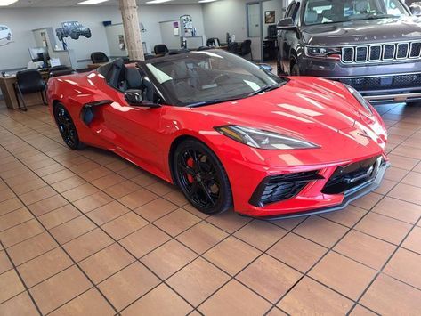 Chevy Corvette For Sale, C8 Corvette Convertible, Red Corvette C8, Used Corvettes For Sale, Corellian Corvette, Used Corvette, Red Corvette Convertible, Red Corvette, Corvette For Sale