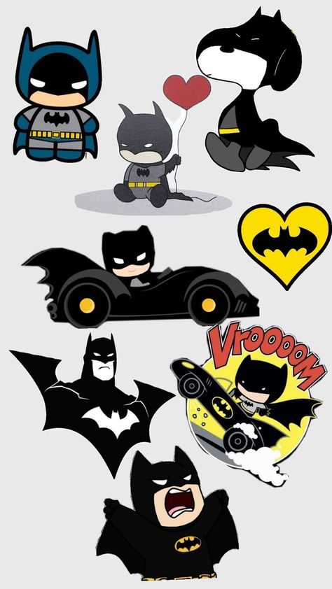 Batman Letter For Boyfriend, Hello Kitty Batman, Batman Cute, Batman Valentines, Body Chain Fashion, Batman Stickers, Cute Batman, Batman Cartoon, Penguin Drawing