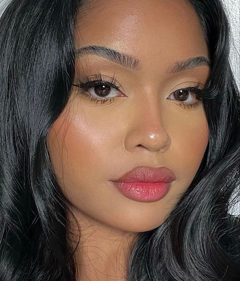 Melissa Calma, Brown Girls Makeup, Natural Glam Makeup, Soft Makeup Looks, Formal Makeup, Cute Makeup Looks, Soft Makeup, Baddie Makeup, Gorgeous Makeup