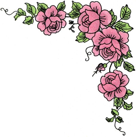 440 views Drawing Borders, Vine Drawing, Rose Vines, Flower Drawing Design, Rose Drawing, Simple Rose, Rose Frame, Roses Drawing, Anime Eye Drawing