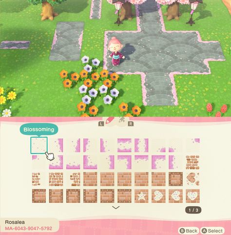 Path Border, Motif Acnl, Pink Island, Animal Crossing Guide, Qr Codes Animal Crossing, Pink Border, Animal Crossing Pocket Camp, Garden Animals, New Animal Crossing